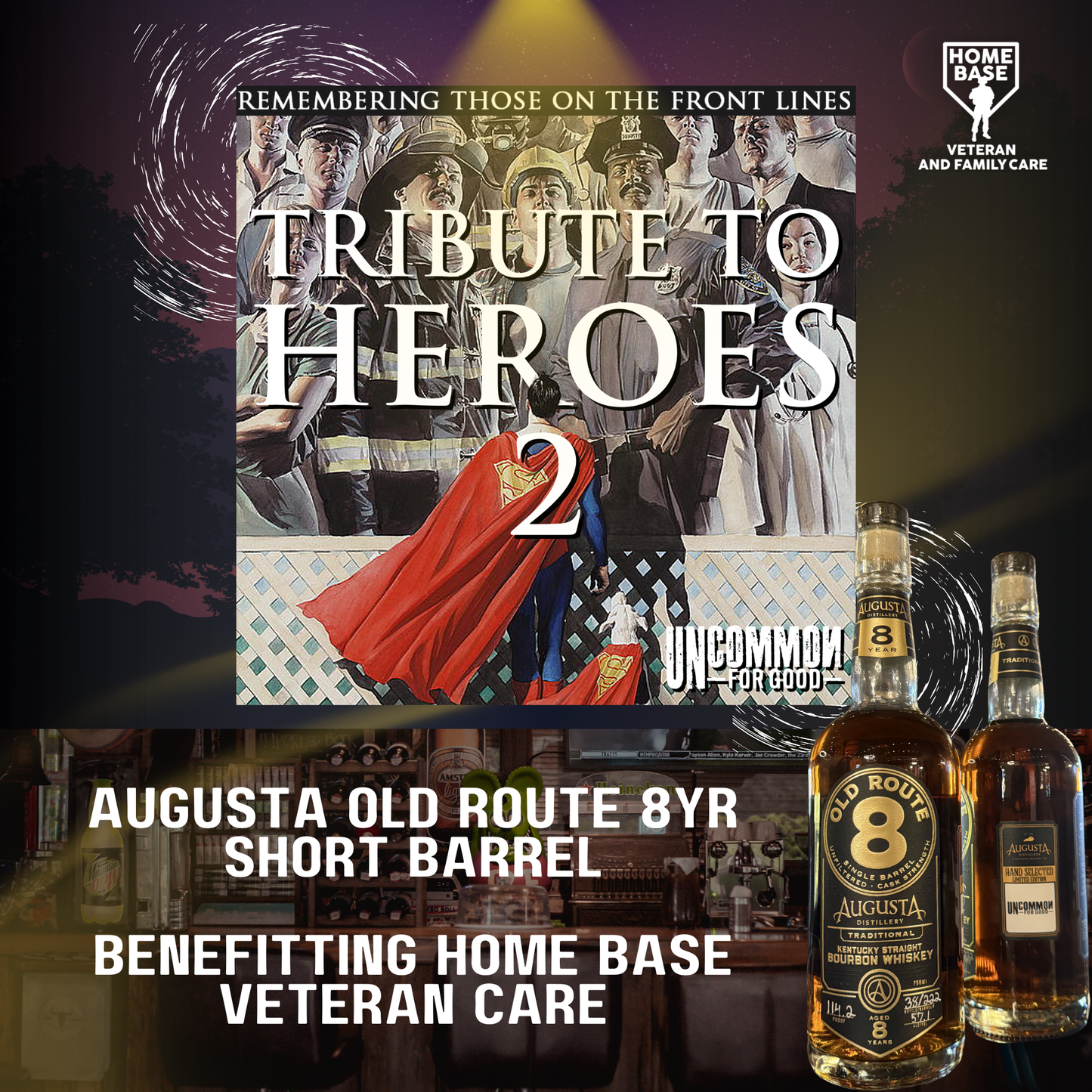 Augusta Distillery "Tribute to Heroes 2" 8yr Short Barrel